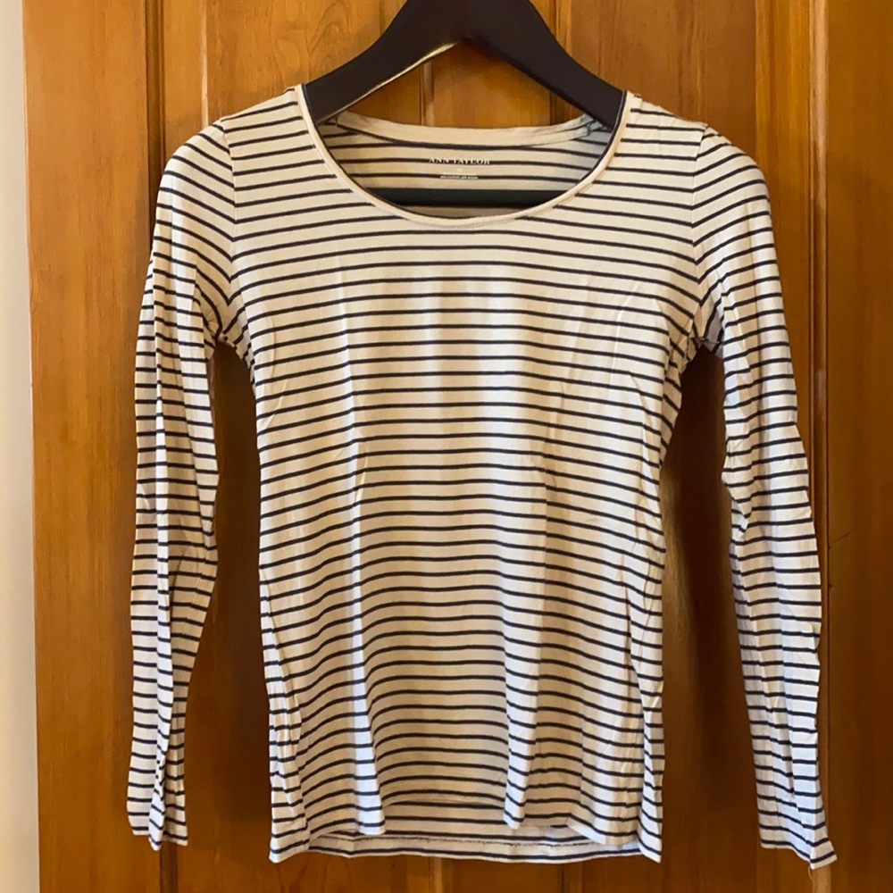 Ann Taylor | Stripped long-sleeve shirt - 2 for $1